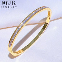 ราคา OYJR กำไลเพชรไม่ลอก กำไลสแตนเลสแท้ กำไลข้อมือ หญิง สวยๆ (16569067785)