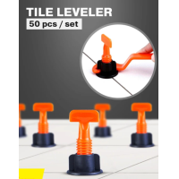 ราคา ตัวล็อคกระเบื้อง ชุดปรับกระเบื้อง ปรับระดับกระเบื้อง อุปกรณ์ ชุดปรับระดับกระเบื้อง ตัวปรับระดับกระเบื้อง 50 ชิ้น Tile Leveler Alizzaa (18951203416)