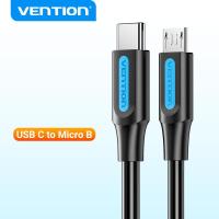 ราคา Vention USB C ถึง Micro B สายไฟชาย ชาย Type C ถึง Micro B Connector สำหรับ Samaung Huawei Xiaomi Meizu Xiaomi Notebook Micro USB to Type C สาย (9038521292)