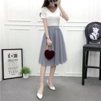 ราคา พร้อมส่ง กระโปรงผ้ามุ้ง ฟรุ้งฟริ้ง รุ่น SQ80 (16273270524)