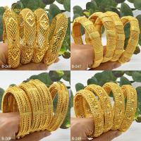 ราคา 24K สร้อยข้อมือทองดูไบเครื่องประดับสร้อยข้อมือทองเจ้าสาวอินเดียแต่งงานสร้อยข้อมือทองทรายของขวัญ (16413839585)