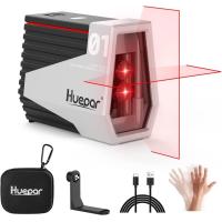 ราคา Huepar เครื่องวัดระดับเลเซอร์ เครื่องวัดระดับ 2 เส้น เครื่องวัดระดับน้ำ เลเซอร์สีเขียว เลเซอร์ ระดับน้ำเลเซอร์ (16389973179)