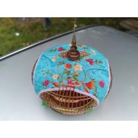 ราคา กรงนกเขาใหญ่ครบชุด ผลิตจากหวายแท้ กรงเลี้ยง กรงพาต่อ (4778282537)