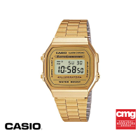 ราคา CASIO นาฬิกาข้อมือ CASIO รุ่น A 168WG 9WDF วัสดุเรซิ่น สีทอง (337042690)