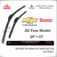 ราคา Kuapo ใบปัดน้ำฝน เชฟโรเลต โซนิค Chevrolet Sonic ที่ปัดน้ำฝน กระจก ด้านหน้า ด้านหลั รถยนต์ เชฟโรเลตโซนิค (8312307294)