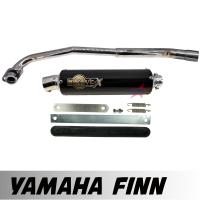 ราคา ท่อสูตร YAMAHA FINN ท่อ ยามาฮ่า ฟิน ปลายกลม ท่อแต่ง ท่อโมวิค MOVIC X ทรง ENDURANCE มี มอก คอท่อชุบโครเมี่ยมอย่างดี ปลาย แค้มรัดท่อพร้อมอุปกรณ์ครบชุด (7734508157)