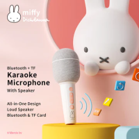 ราคา Mipow Miffy น่ารัก ร้องเพลง แบบพกพา ไร้สาย บลูทู ธ คุณภาพเสียงที่สมบูรณ์แบบ สีชมพู คาราโอเกะ ไมโครโฟน (15220229174)
