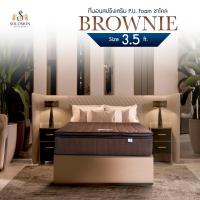ราคา Solomon mattress ที่นอน รุ่น BROWNIE ที่นอนสปริง เสริมท็อปพียูโฟมผสานชาโคล หนา 10 นิ้ว (16309163991)