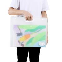 ราคา แฟ้มเอกสาร A4 A3 ที่เก็บกระเป๋าวาดรูป คลิปรูปภาพ อัลบั้มรูปภาพ A3 กระดาษวาดรูป Painting bag Manuscript bag Plastic Folder a4 a3 (15573038634)