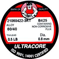 ราคา ตะกั่วบัดกรีเส้นเล็ก ขนาดเส้น 0 8 mm 60 40 ULTRACORE แท้ ขนาด 0 25LB 0 5LB 1LB (16811222281)