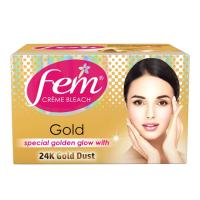 ราคา Fem Fairness Naturals Gold Skin Bleach 64g ครีมย้อมหนวด ย้อมคิ้ว (7419950639)