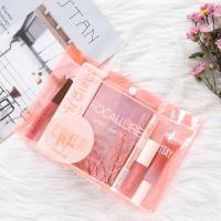 ราคา FOCALLURE PVC Pink Transparent Handbag Cosmetic Bag กระเป๋าเดินทางแบบพกพากระเป๋าเครื่องสำอาง (6614364245)