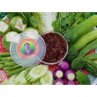 ราคา อร่อย 5 ดาว น้ำพริกแมงดา น้ำพริกตาแดงแมงดาโบราณ แม่สมคิด น้ำพริกเผาโบราณผัดกะทะ (14863013569)