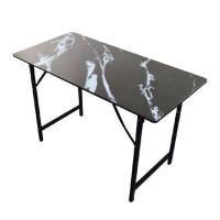 ราคา โต๊ะพับอเนกประสงค์ 60x120 cm ลายหินอ่อนสีดำ (17546611518)