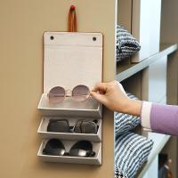 ราคา พร้อมส่ง กล่องเก็บแว่นตาหลายช่อง กล่องใส่แว่นตาหลายช่อง กล่องใส่แว่นตาพับเก็บได้ 2092 (15936067879)