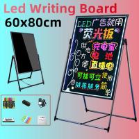 ราคา กระดานไฟ LED 60x80cm กระดานเรืองแสง ปรับระดับได้ เขียนลบได้ ป้ายไฟเขียนได้ ป้ายไฟโฆษณา led writing board encoremall (18710383971)