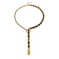 ราคา DASHU2 Punk ของขวัญปาร์ตี้สีเงินจี้รูปหัวใจรอบคอหนังสานโซ่โลหะสีทองสร้อยคอหนัง Pu สายไขว้โซ่สไตล์เกาหลีสร้อยคอผู้หญิง (11605667532)