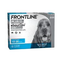 ราคา FRONTLINE PLUS DOG Size M 10 20 kg ฟรอนท์ไลน์ พลัส ยาหยดกำจัดเห็บหมัด สำหรับสุนัข ขนาด M น้ำหนัก 10 20 กก (414932992)