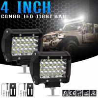 ราคา เเพค 2 ชิ้น ไฟสปอร์ตไลท์รถยนต์ ไฟหน้ารถ LED SPOT BEAM US 200W ไฟช่วยตัดหมอก 12V 24V เเสงขาว (1232820654)
