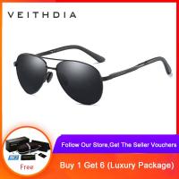 ราคา VEITHDIA Polarized UV400 แว่นตากันแดดผู้ชาย แว่นโพลาไรซ์ สำหรับผู้ชาย 1306 (495086382)