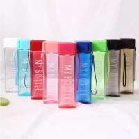 ราคา กระบอกน้ำ กระบอกน้ำเหลี่ยม My bottle กระบอกน้ำพกพา กระบอกน้ำพลาสติก 500 ml คละสี (16420213828)