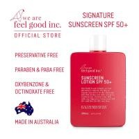 ราคา We Are Feel Good Inc Signature Sunscreen Lotion SPF 50 โลชั่นกันแดดสูตรซิกเนเจอร์ SPF 50 ขนาด 200ml (800546092)