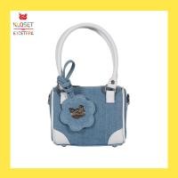 ราคา Kloset Etcetera Kloset Etcetera Petite Denim Bag กระเป๋าคลอเส็ท กระเป๋าอเนกประสงค์ กระเป๋าถือผลิตจากผ้ายีน มีซิปรูดเปิด ปิด มีสายยาว (18265825050)