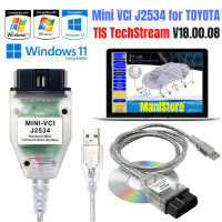 ราคา MINI VCI J2534 USB Cable Adapter สำหรับ TOYOTA TIS Techstream (17967955945)