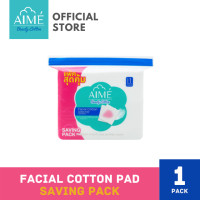 ราคา AIME Saving Pack 130G เอเม่ สำลีแผ่นทำความสะอาดผิวหน้าแพ็คสุดคุ้ม 130G จำนวน 1 ห่อ (9062447393)