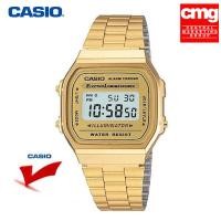 ราคา นาฬิกา Casio A 168WG รับประกัน 1 ปี นาฬิกาข้อมือ สายสแตนเลส รุ่น A168WG 9WDF Gold สีของสายนาฬิกา Gold (2274418059)