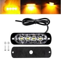 ราคา Bluespot 12 24 V 12 W 4LED สีเหลืองรถบรรทุกบาร์ Off road รถเร่งด่วนไฟ LED ติดรถยนต์แผ่นเรืองแสงไฟรถยนต์ (692676954)