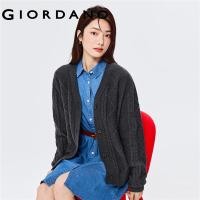 ราคา Giordano เสื้อคาดิแกนแขนยาวผู้หญิง เสื้อคลุมไหมพรมแขนยาวผญ สไตล์เกาหลี Free Shipping 13352810 (16004020268)
