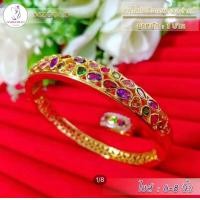 ราคา กำไลข้อมือ พลอยนพเก้า เศษทองคำแท้ หนัก 1 บาท ขนาดรอบวง 7 5 นิ้ว 1ชิ้น กำไลพลอยนพเก้า กำไลข้อมือ หญิง ข้อมือ กำไลข้อมือสวยๆ กำไลข้อมือทอง (15007289938)