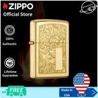 ราคา Zippo Venetian Design High Polish Brass Pocket Lighter Zippo 352Bการออกแบบสไตล์เวนิส ไฟแช็กไม่มีเชื้อเพลิงภายใน (11113912043)