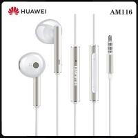 ราคา หูฟัง Huawei Headset หูฟัง 3 5มม หัวเว่ย AM116 Earphone Full Bass Hi Res Audio In Ear Headphones 3ปุ่มพร้อมไมโครโฟนการควบคุมระดับเสียง For P30 P10 Mate10 Nova 4e 3 3i 2 2I Y9 Y Max (1152652333)