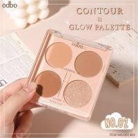 ราคา ODBO CONTOUR GLOW PALETTE OD1303 8g โอดีบีโอคอนทรัวส์แอนด์โกล์วพาเลท (17234383813)