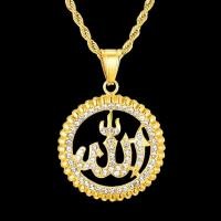 ราคา เครื่องประดับสแตนเลสอัลเลาะห์อิสลามมุสลิมมุสลิมอัลเลาะห์จี้ฮิปฮอปจี้ผู้ชาย (3662810629)