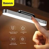 ราคา BASEUS โคมไฟติดผนังแม่เหล็ก โคมไฟแม่เหล็ก โคมไฟLED โคมไฟตั้งโต๊ะชาร์จไฟได้ ไฟกลางคืน สำหรับตู้เสื้อผ้าโต๊ะทำงาน (6642216774)