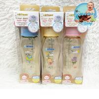 ราคา ATTOON แอทตูน คละสี ขวดนมสีชา Tritan Gold Soft Top รุ่นคอแคบ ขนาด 8oz 250 ml (16390270605)