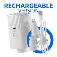 ราคา Portable Electric Pump for Compression Vacuum Bag ปั๊มไฟฟ้า ปั๊มไฟฟ้าเป่าลม เติมลมและปล่อยลมได้ ที่สูบลมไฟฟ้า ปั๊มไฟฟ้า (16931288548)