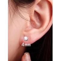 ราคา ต่างหูเพชร CZ ของ Swarovski พรีเมียม เงินแท้ 925 (10020219876)