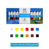 ราคา Winsor Newton ชุดสีน้ำ 12 18 24 36 สี 10ML หลอด วาดภาพวาด Pigment ชุดอุปกรณ์ศิลปะ (14214698227)