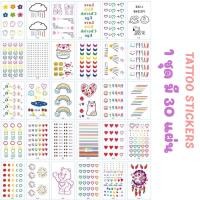 ราคา N 31 พร้อมส่ง แทททูสติ๊กเกอร์ 1 ชุด 30 แผ่น ลายมินิมอล สไตล์เกาหลี ขนาด 5 7 9 7cm tattoo sticker สติ๊กเกอร์ แทททูมินิมอล แทททู แทททูรอยสัก tattoo (17106869584)