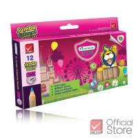 ราคา Master Art สีไม้ ดินสอสีไม้ แท่งสั้น 12 สี ขนาดจัมโบ้ จำนวน 1 กล่อง (9453226929)