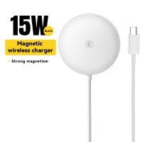 ราคา Essager แท่นชาร์จไร้สาย Qi แม่เหล็ก15W ตัวชาร์จไฟสำหรับ iPhone เร็ว14 13 12 Pro Max PD ชาร์จเร็วสำหรับหัวต่อแผ่น Xiaomi (18925677093)