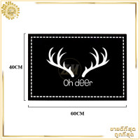 ราคา เช็ดเท้า พรมเช็ดเท้า พรมขนสั้น ผ้าเช็ดเท้า พรมกันลื่น สำหรับห้องน้ำ ห้องครัว เนื้อนิ่ม ดูดซับน้ำได้ดี 40 60CM (17037118441)