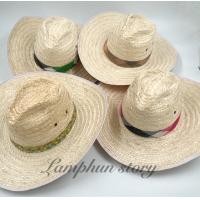 ราคา หมวกสาน หมวกไม้ไผ่สาน หมวกคาวบอย หมวกกันแดด คละลาย (18564559455)