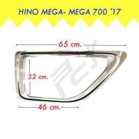 ราคา คิ้วแต่งข้างประตู ซ้าย โครเมียม HINO MEGA MEGA 500 ของแต่ง รถบรรทุก สิบล้อ หกล้อ ฮีโน่ เมก้า (1450584026)