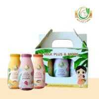 ราคา Milk Plus More 6 ขวด เซ็ทของขวัญเยี่ยมคลอด มิลค์พลัส แอนด์ มอร์ น้ำหัวปลีสกัดเข้มข้นผสมอินทผลัม คละ3รส น้ำตาล0 ธรรมชาติ 100 (482650976)