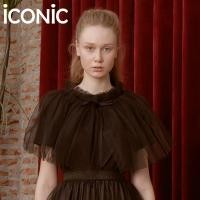 ราคา iCONiC BLACK TULLE RUFF T SHIRT 5470เสื้อยืด สีดำ แขนสั้น ระบายคอ ผ้าทูลล์ คลุมไหล่ เสื้อยืดผญ เสื้อยืดผช เสื้อยืดแฟชั่น เสื้อยืดไฮโซ เสื้อยืดระบาย (9790689526)